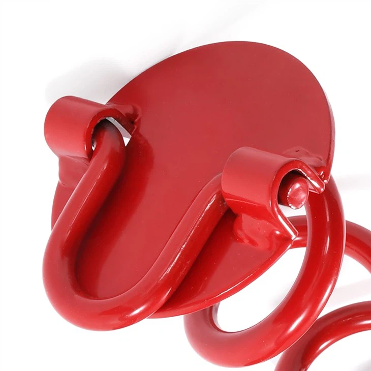 Spiral Ground Anchor With Carabiner Hook